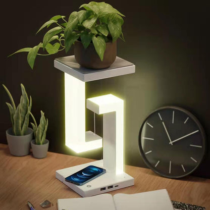 Aesthetic Wireless Charging Table Lamp